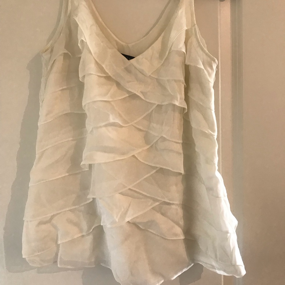 White House Black Market Tiered Tank-M